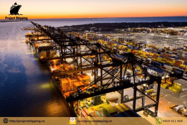 Dịch vụ vận chuyển hàng từ Tilbury – Anh đến Đà Nẵng Việt Nam của Project Shipping
