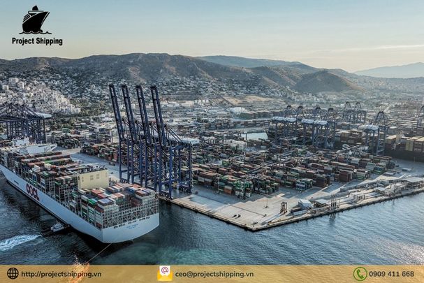 Cước vận chuyển đường biển từ Cảng Beaumont đến Cảng Cát Lái