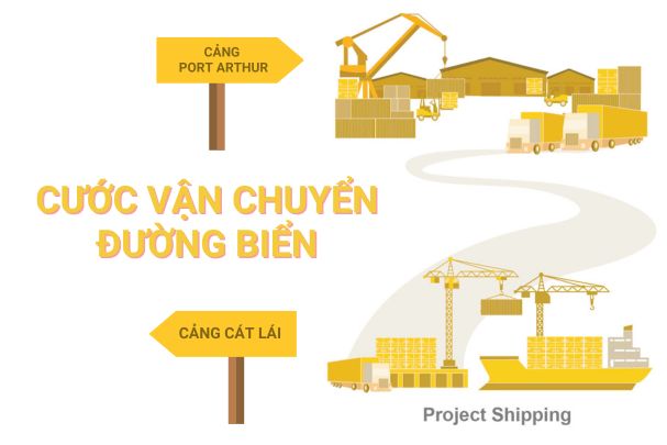 Cước vận chuyển đường biển từ Cảng Cát Lái đến Cảng Port Arthur