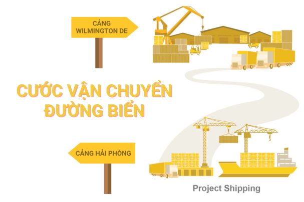 Cước vận chuyển đường biển từ Cảng Hải Phòng đến Cảng Wilmington DE