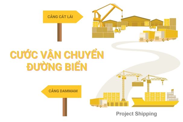 Cước vận chuyển đường biển từ Cảng Dammam đến Cảng Cát Lái