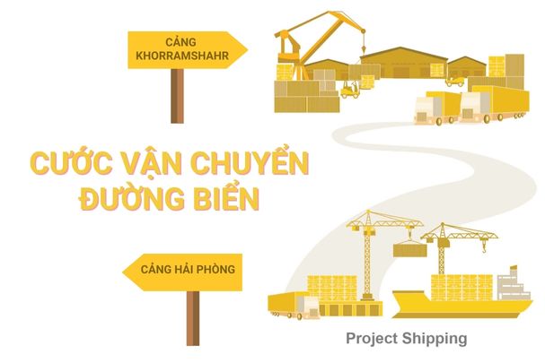 Cước vận chuyển đường biển từ Cảng Hải Phòng đến Cảng Khorramshahr