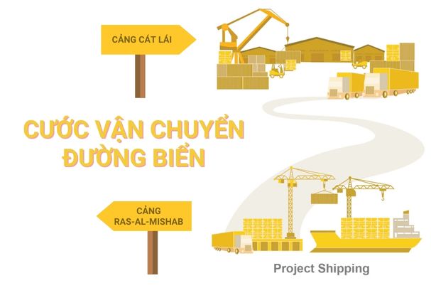 Cước vận chuyển đường biển từ Cảng Ras al Mishab đến Cảng Cát Lái