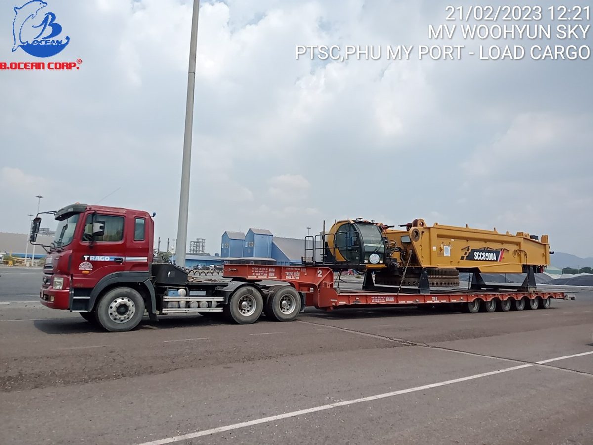 Vận chuyển cẩu tháp trọn bộ