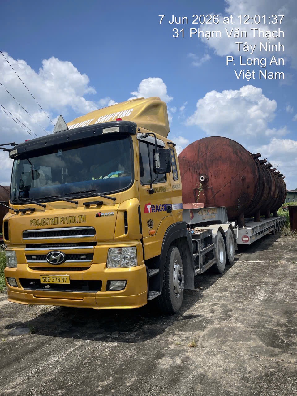 Vận chuyển silo bồn thực tế tuyến nội địa