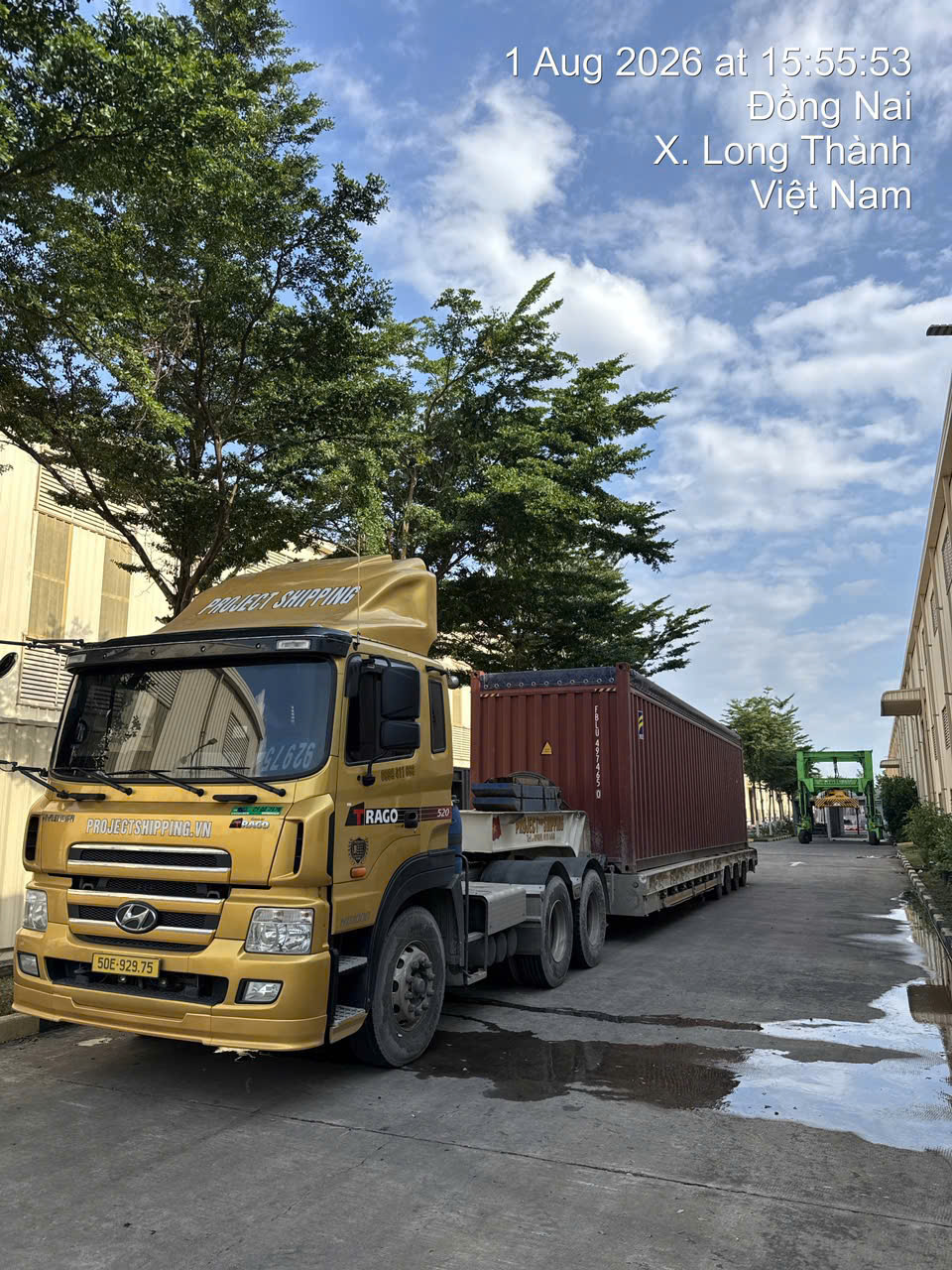 Đầu kéo Project Shipping vận chuyển container open top