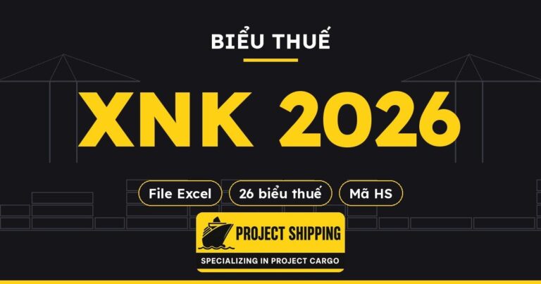 Biểu thuế xuất nhập khẩu 2026