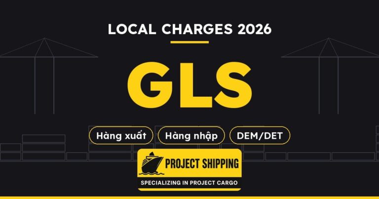 Local charges hãng tàu Gold Star Line 2026