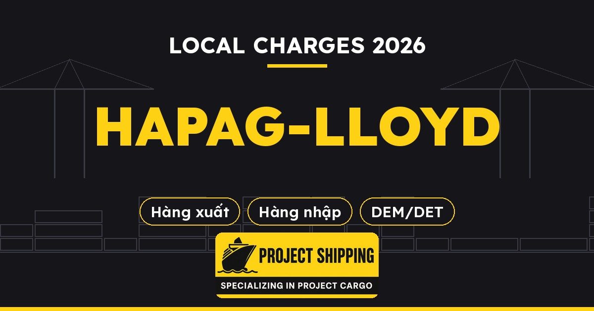Local charges Hapag-Lloyd 2026