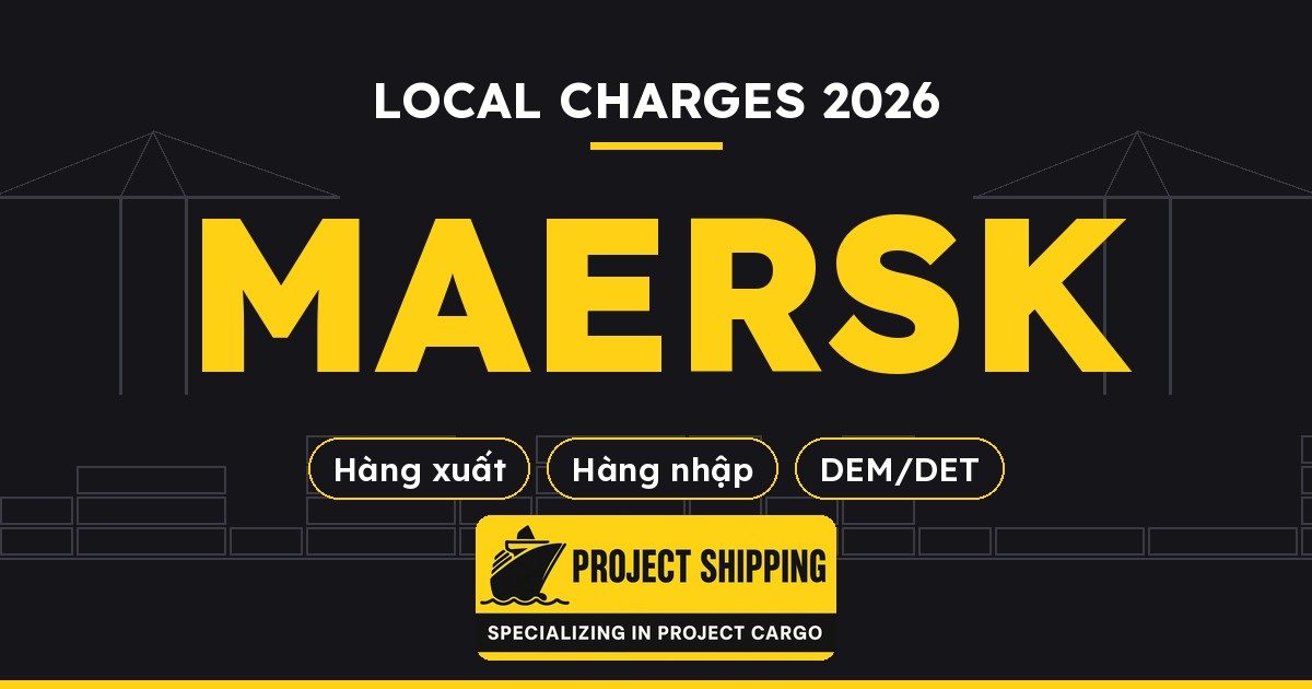 Local charges Maersk 2026