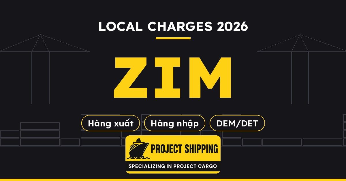 Local charges ZIM 2026