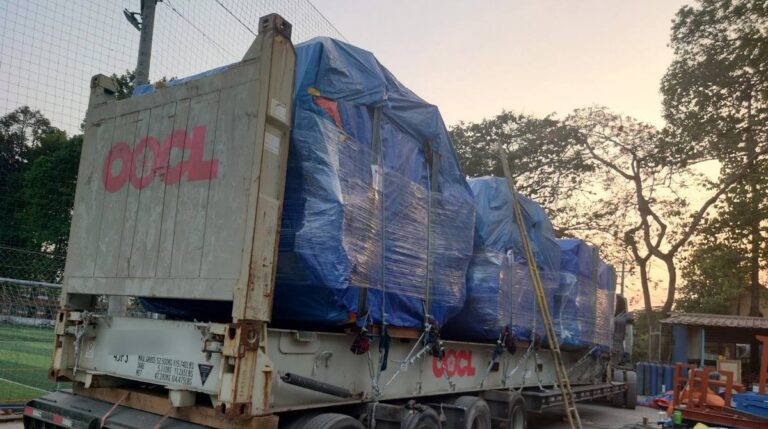 vận chuyển kết cấu thép đi Mỹ