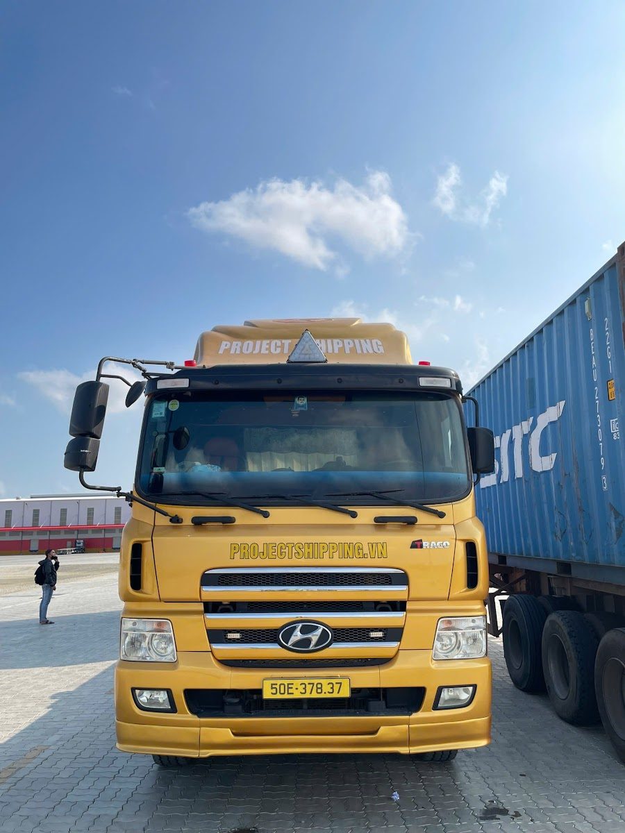 Xe Project Shipping tại cảng Cái Mép
